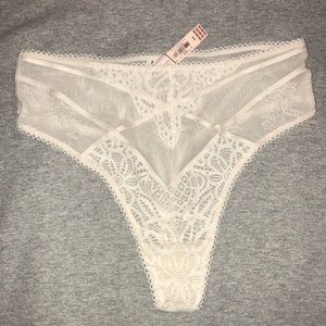 Victoria Secret High Waisted Lace Thong